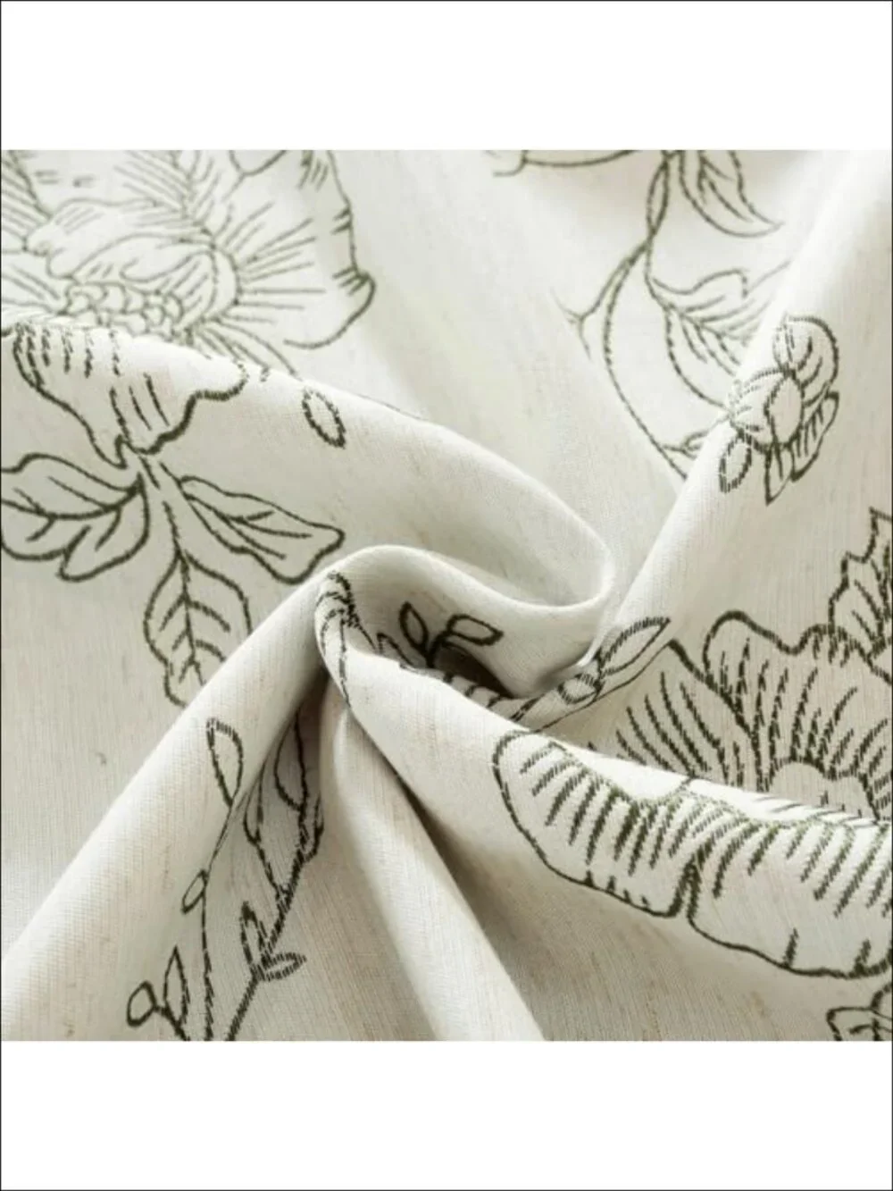 Damask Floral Jacquard Tablecloth 60x120 Water Resistant Linen Farmhouse